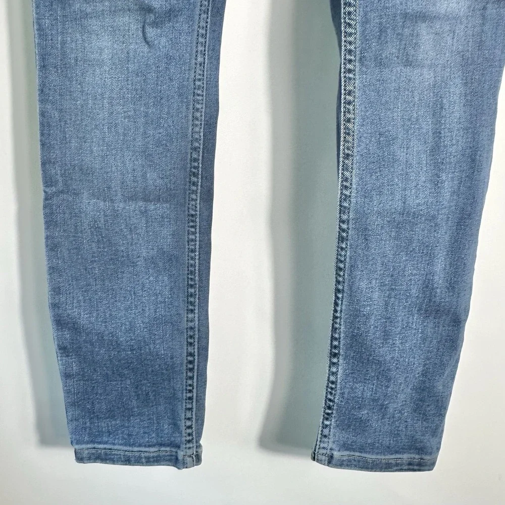 Calvin Klein Jeans Womens Sz 2/26 Mid Rise Skinny Stretch Blue Jeans Repreve